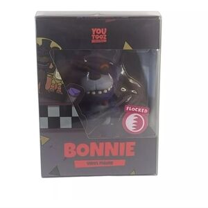 Yootooz FNAF Flocked Bonnie Vinyl Figure Five Nights At Freddy's